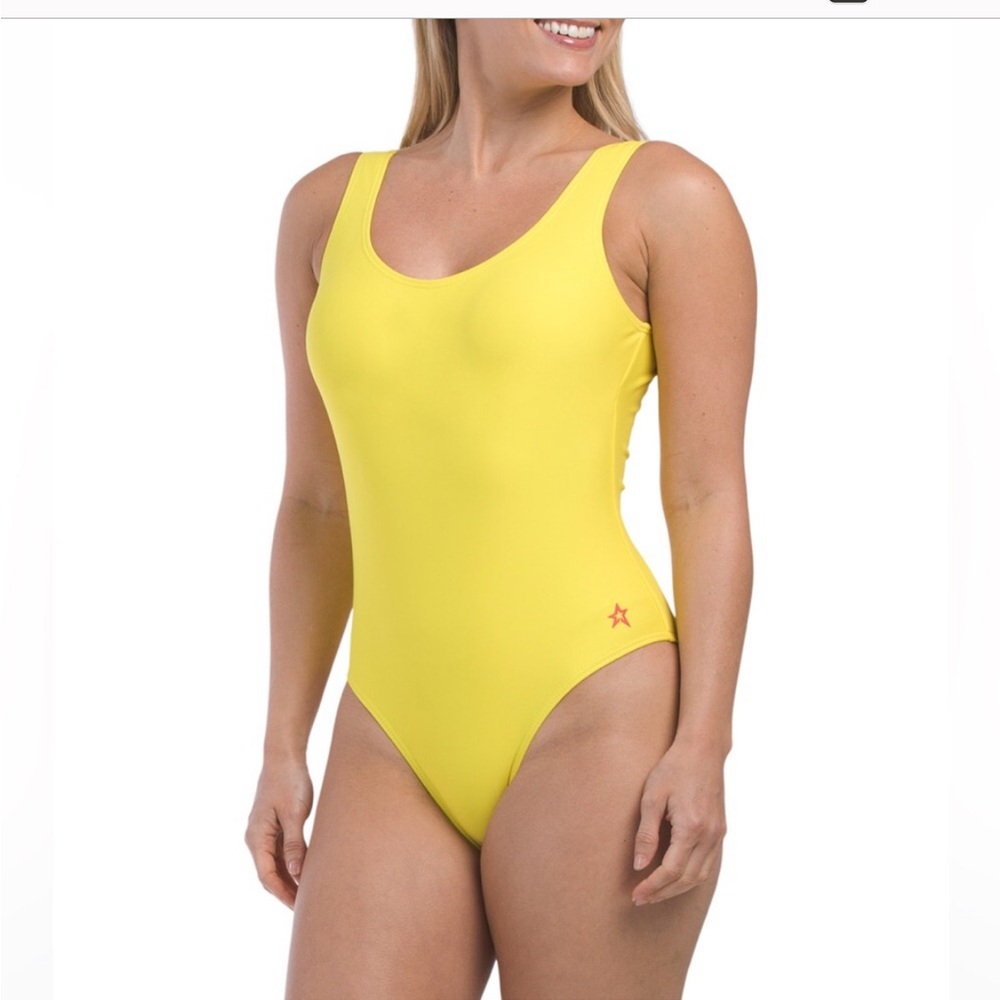 Perfect moment PM Citron one piece swimsuit modest sporty resort size L NWT